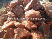 Himalayan Red Salt, Edible Dark Pink Salt, Natural Rock Sat