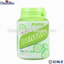 100% xylitol cucumber and peppermint gum