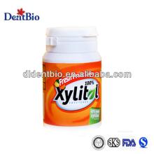 60-Piece Bottle Fresh Fruit Cheap Xylitol Chewing Gum