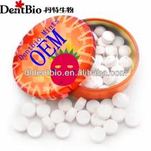 Mints candy in Click Clack Tin case OEM Sugar Free mints