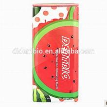 0.6g watermelon coating xylitol pastilles candy packaged in tin box
