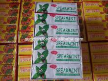 13g 5pcs Tattoo sticker bubble gum with spearmint flavor