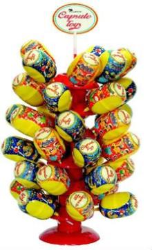 COSBY CAPSULE  TOYS  WITH  LOLLIPOP S