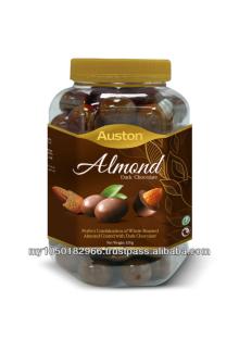 Auston Jar Almond Dark Chocolate 450g