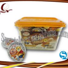 Chocolate bubble with different flavors
