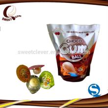 4g bubble gum with mix chocolate jam mini cup
