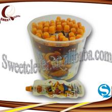 13g brown choco paste with popping candy