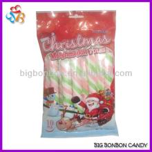 Christmas Long Twist Marshmallow Candy