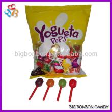Yogurt Fruit Flavours Lollipop Candy