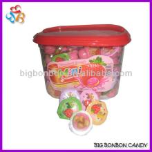 Mini Biscuit Strawberry Chocolate Candy Cup