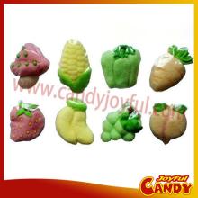 banana grape strawberry fruit shaped marshmallow lollipop