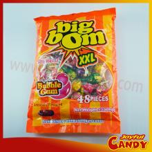 Lollipop with bubble gum