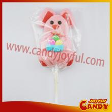 Easter cute rabbits marshmallow lollipop candy