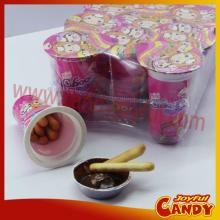 6g Chocolate Cup with biscuit stick
