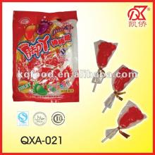9g Halal Fruit Flavour Foot Shape Lollipop