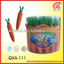 18g Carrot Shaped  Sour   Powder   Candy 