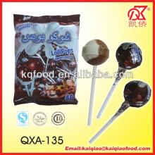 19g Choco Chewy Centre Lollipop Yogurt Candy