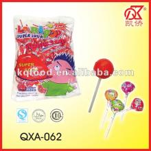21g Sour Fruit Pop Gum Confectionery Lollipop