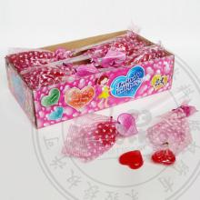 18g double  heart   shape   lollipop  candy