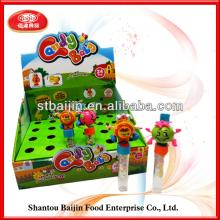 Funny wind up Fruit Toy with Press Candy