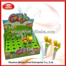 Wind up Duck toy fruit flavor press candy