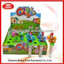 Wind up Horseman Toy with Fruit flavor press candy