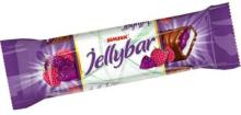 Jelly Bar Milky Cocoa Coated Nougat with Raspberry