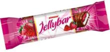 Jelly Bar Milky Cocoa Coated Nougat with Strawberry