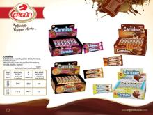 Carmine Milky Cocolin Coated Fruit flavoured nougat bar