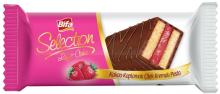 SELECTION Layer Cake Cocoa Coated Cake With Strawberry Cream