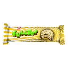 FULLTOP Banana Flavoured & Coconut Coated Sandwich Biscuit With Marshmallow