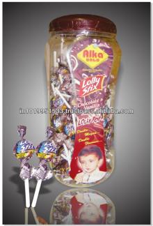 Bottle chocolate lollipop