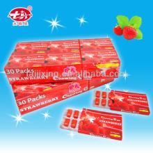 10pcs Xylitol  gum   Fruity   Chewing   Gum  Strawberry Flavor XG-003