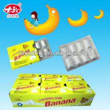 banana flavor 8 piece chewing gum China xylitol XG-002