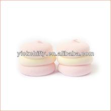 Fruit jam filled centre hambuger shaped marshmallow in stock(TFM-S-002)