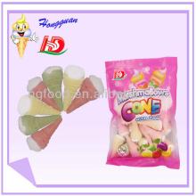 Cone filling candy of marshmallow