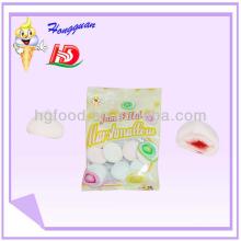  Marshmallow   candy   white  color strawberry fruit jam centres