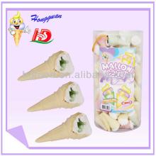 Marshmallow semi soft candy in bottle