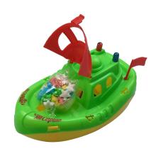 Hot sale candy toys plastic cartoon toy ship