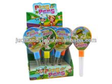 CARTOON PADDLE BALL CANDY TOYS (817TUBE) (16 PCS/BOX)