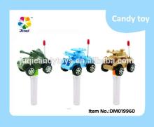 PULL BACK ARMY TANK CANDY TOYS ( 817 TUBE )