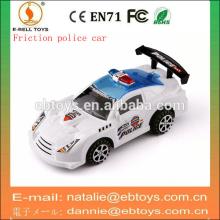 Friction police car sweet candy toy with light