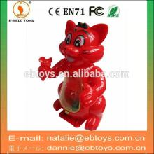 Pull Line cat candy toy sweet with flashing light