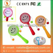 Smile face wave drum with light  candy   tube   toy s