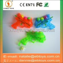 Transparent ping-pong gun toy candy container