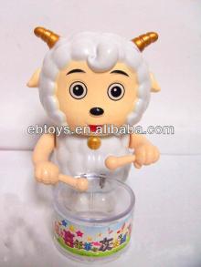 Wind up play durm Pleasant goat candy box toys