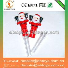 Pressing Rattles Santa Claus toys candy tube