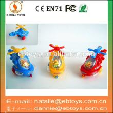 Pull line carton plane candy toy
