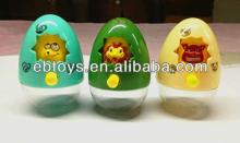  Plastic  deformed  egg s  toy  candies with variable 4 patterns