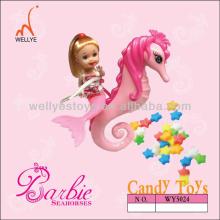 Beautiful Plastic  Doll   toy  candy For Gril